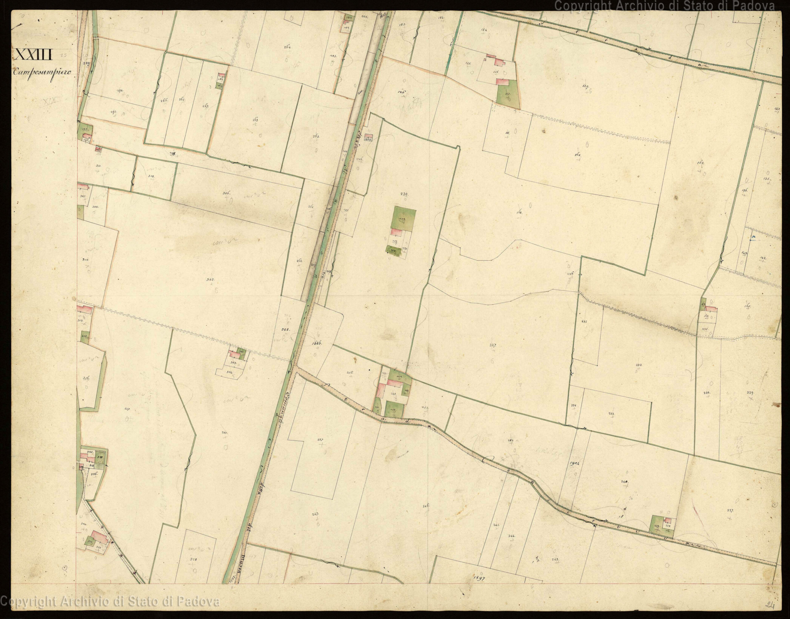 Catasto Austriaco Camposampiero f XXIII